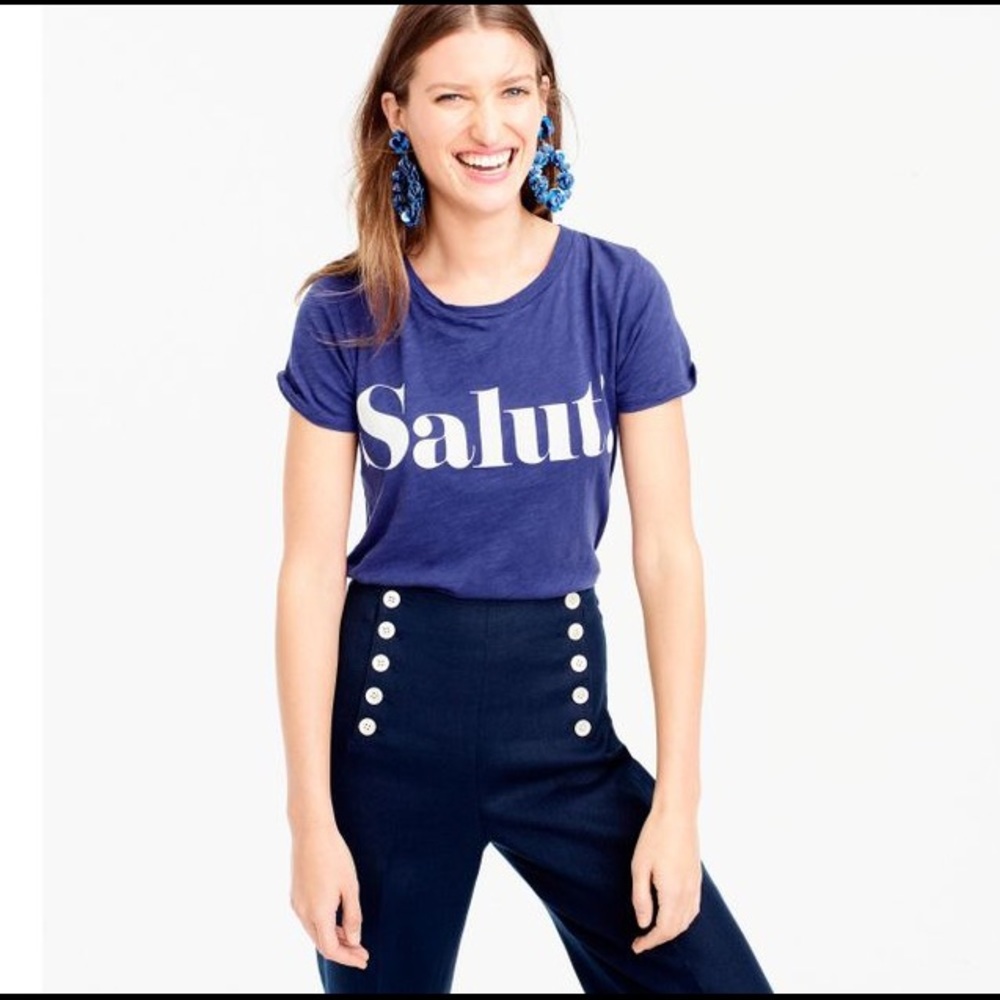 Jcrew Salut! T-shirt - Blue